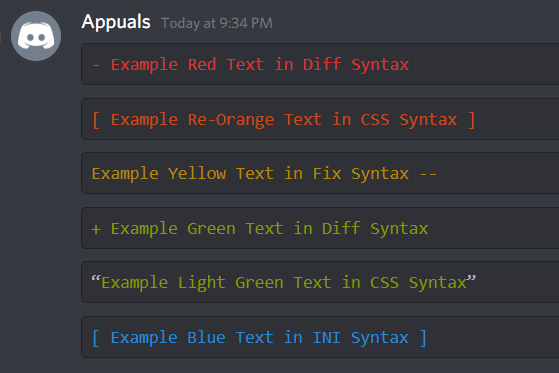 How To Customize Your Text On Discord Appuals Com
