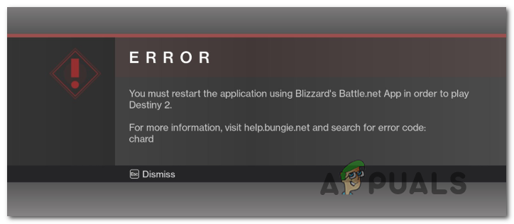 to Fix Error 'Chard' in Destiny 2 - Appuals.com