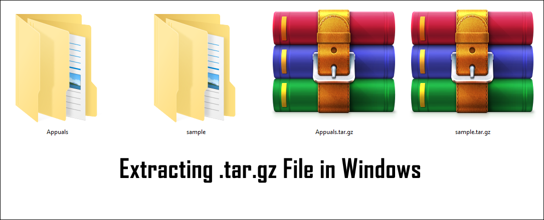 untar gz file on windows 7