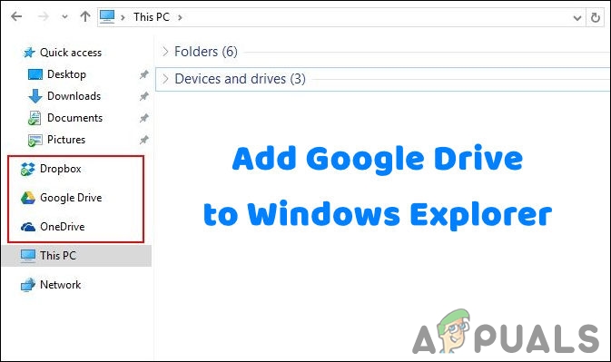 How to Add Google Drive to Windows Explorer Sidebar? - Appuals.com