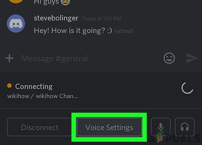 Discord voice chat muted on a server