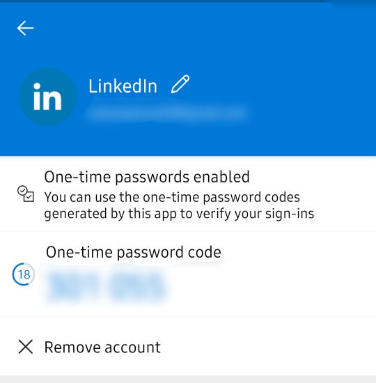 Microsoft authenticator app code not working