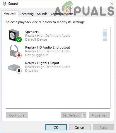 realtek audio service not running