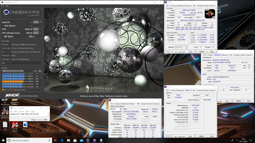 Amd Ryzen 5 5600x 6c 12t Zen 3 Cpu Better Than Intel Core I5 k In Synthetic Benchmarks Appuals Com