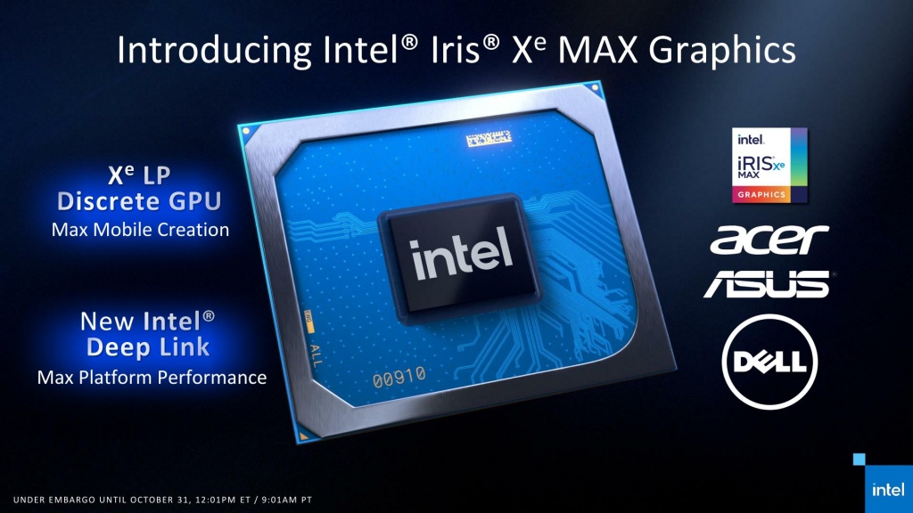 Intel® iris® xe graphics