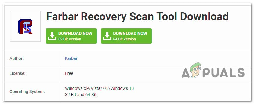 farbars recovery scan tool