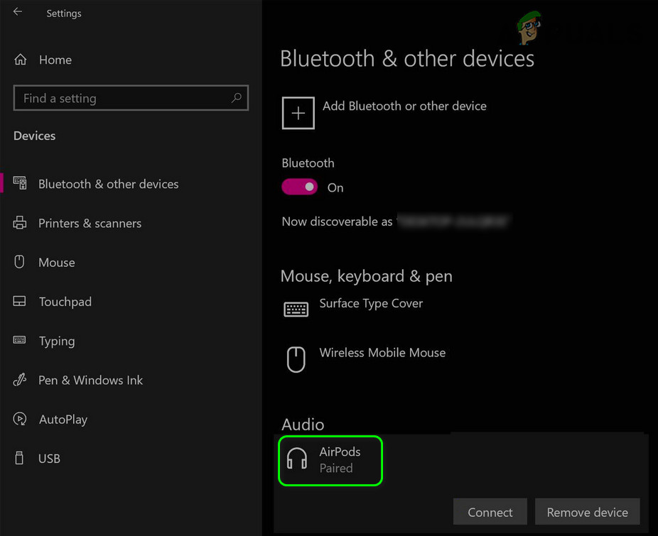 windows 8 bluetooth paired but not connected