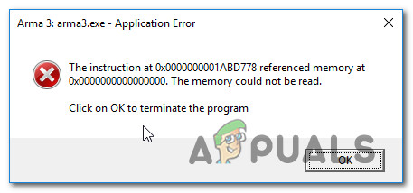 arma 3 sync memory could not be written