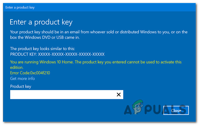 How To Fix Error 0xc004f210 When Activation Windows 10 Appuals Com