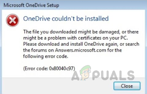 my download onedrive fails