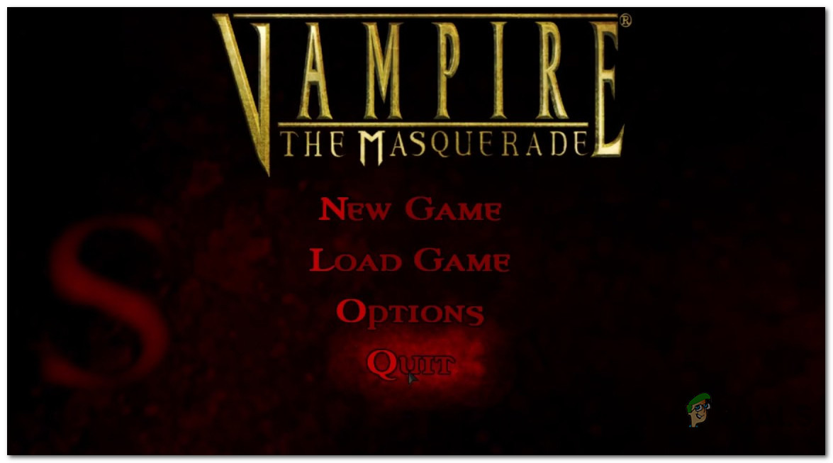 vampire the masquerade crash on startup