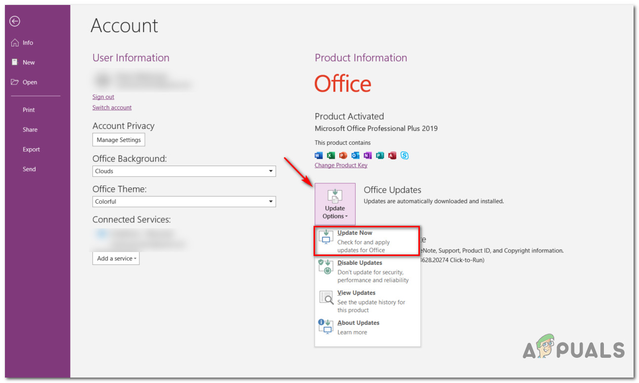 how to update onenote