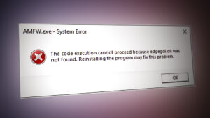 Code Execution cannot Proceed (Edgegdi.dll error)