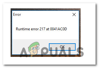 autodata 3.38 runtime error 217 at