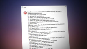 Fatal Error in Starbound on Windows