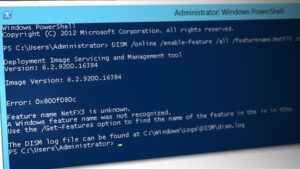 Error 0X800F080C on Windows