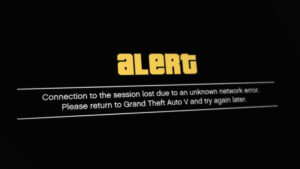 GTA V 'Unknown Network Error