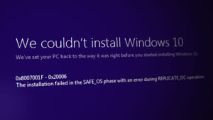 Update Keeps Failing - '0x8007001f - 0x20006