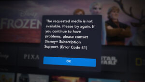 Error Code 41 Disney Plus