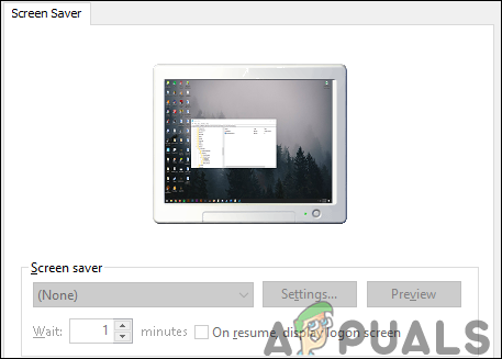 windows 7 screensaver disabled
