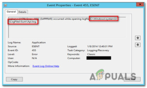 How to Fix ESENT 490 Error on Windows 10