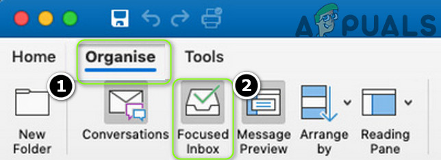 outlook focused inbox on mac