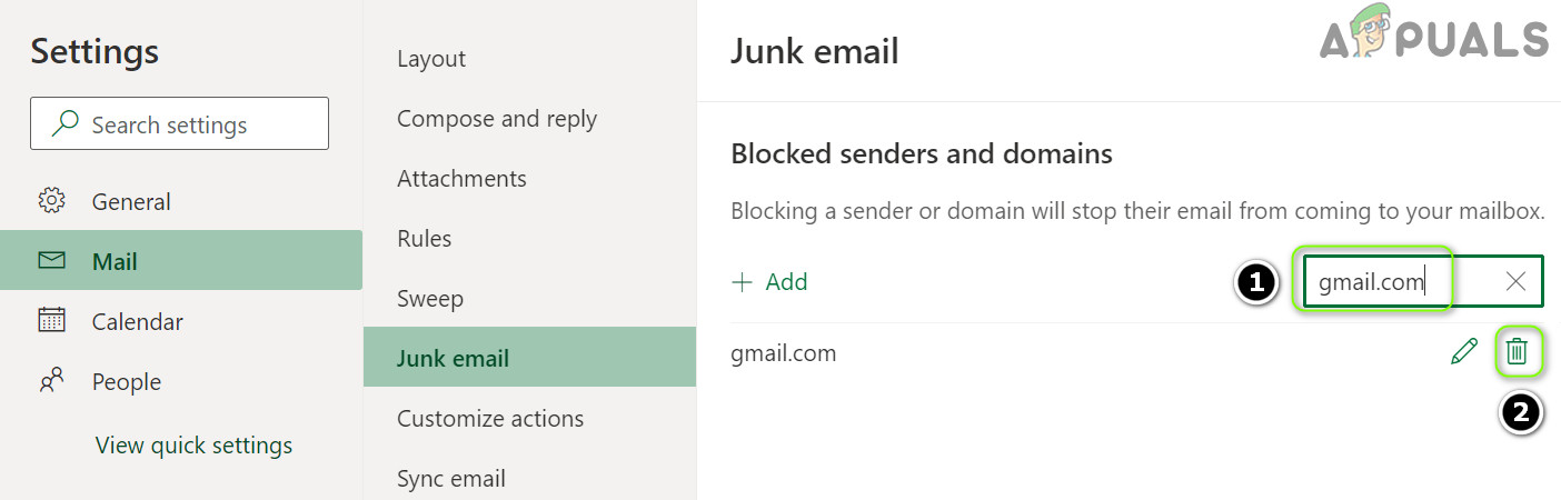 import hotmail email settings into gmail