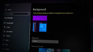 Prevent Other Users from Changing Background
