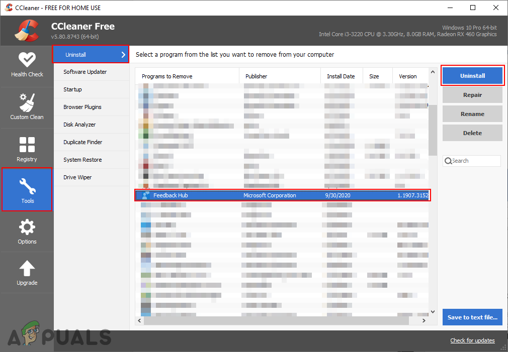 Uninstall Feedback Hub Disable Or Remove Feedback Hub