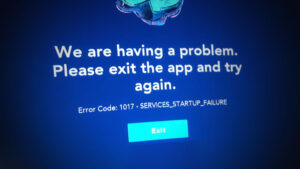 Disney+ Error Code 1017