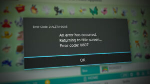 Pokemon Home (Error Code: 8807