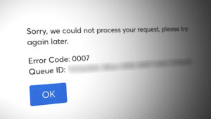 Resolve Ticketmaster Error Code 0007