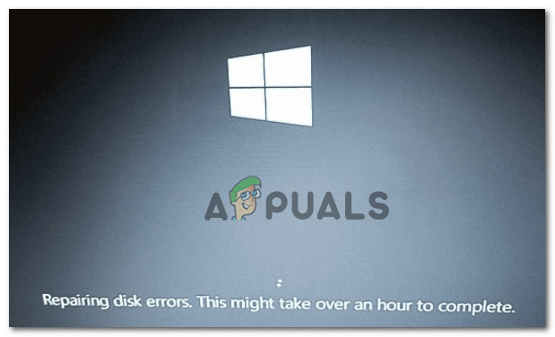 windows 10 stuck on repairing disk errors