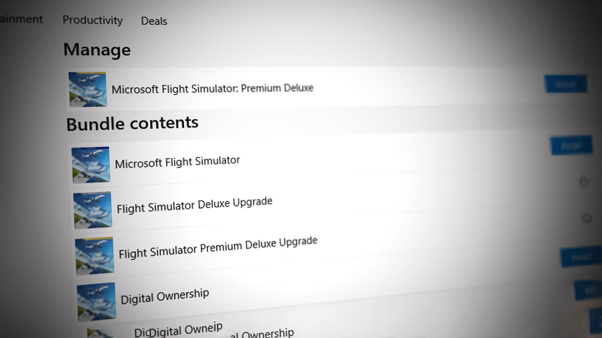MS Store won't install Flight Simulator
