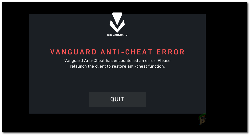Khắc phục: Vanguard Anti-Cheat đã gặp lỗi trên Valorant