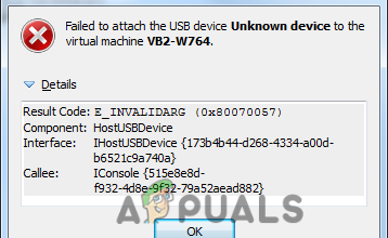 VirtualBox failed to attach USB