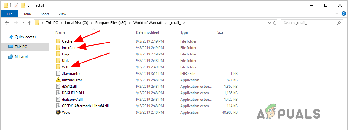 WOW51900314 Error in World of Warcraft
