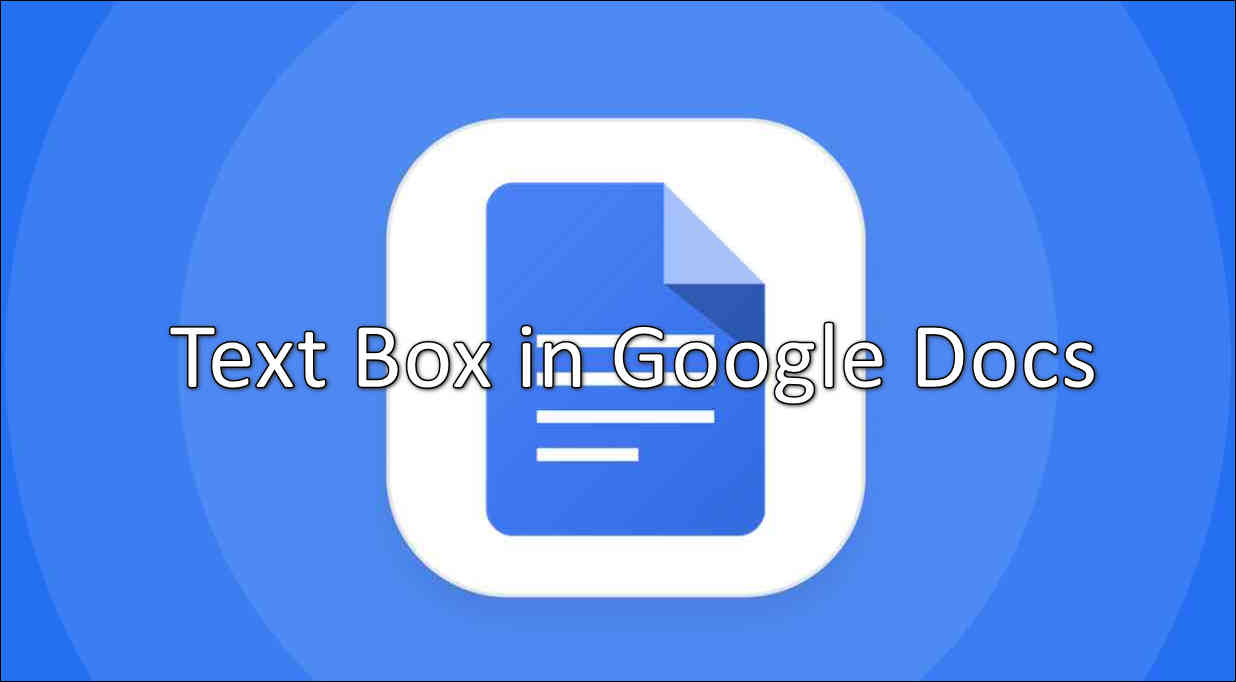 how to insert text boxes in google docs