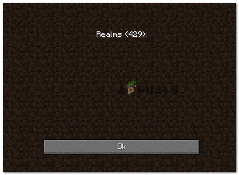 How To Fix Realms 429 Error Code In Minecraft Realms Appuals Com