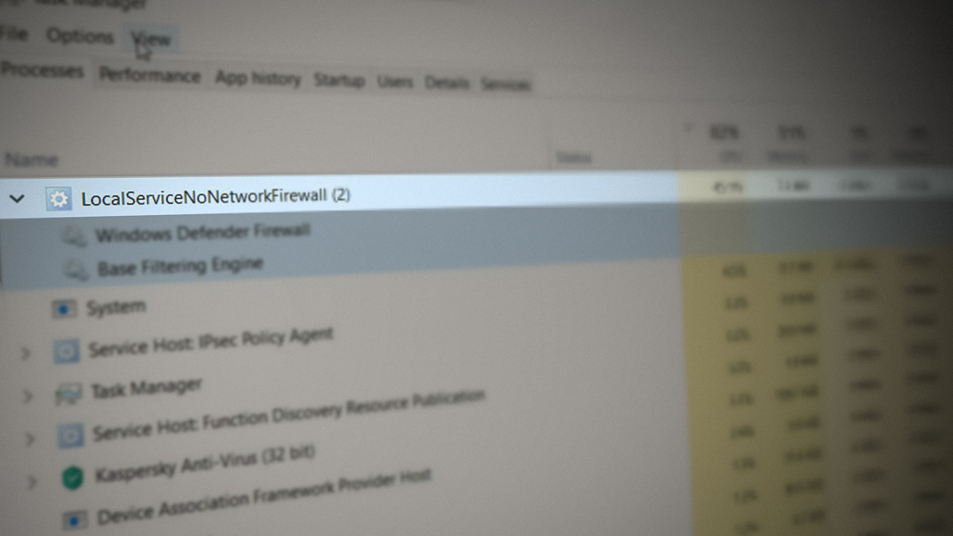 LocalserviceNoNetworkFirewall High CPU Usage