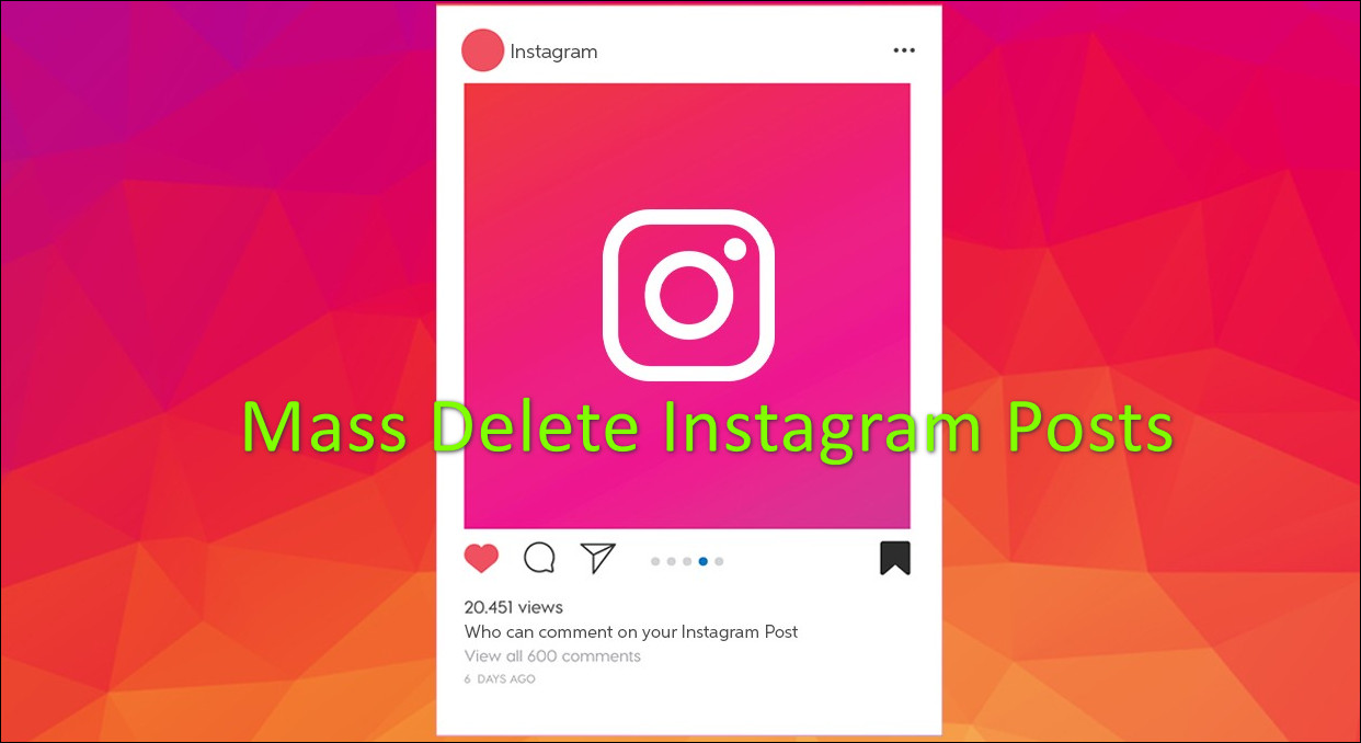 How to Mass Delete Posts on Instagram? - Appuals.com