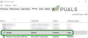 What is Update.exe from GitHub and What does it do?