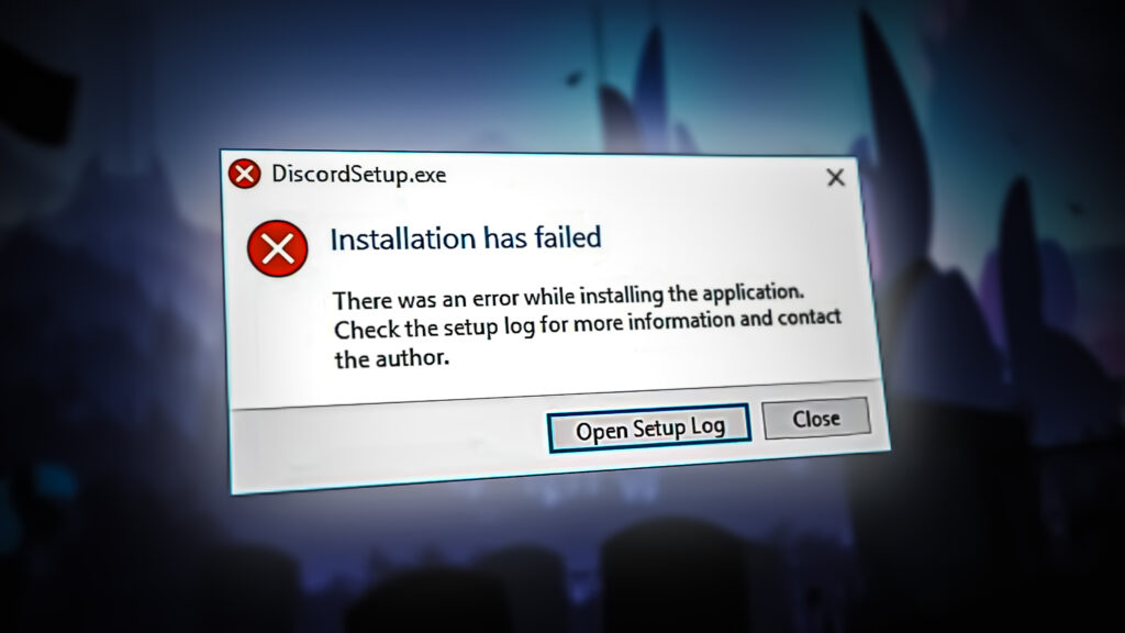 Discord Installation Has Failed