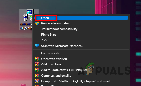 Installing Net Framework