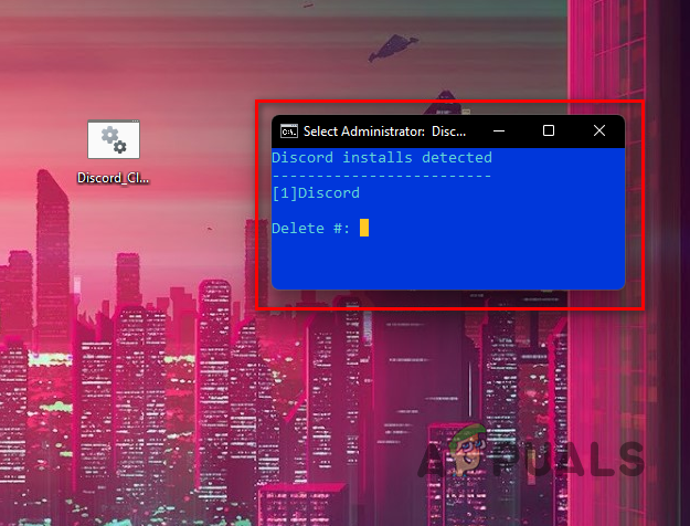 Selecting Discord for Cleanup