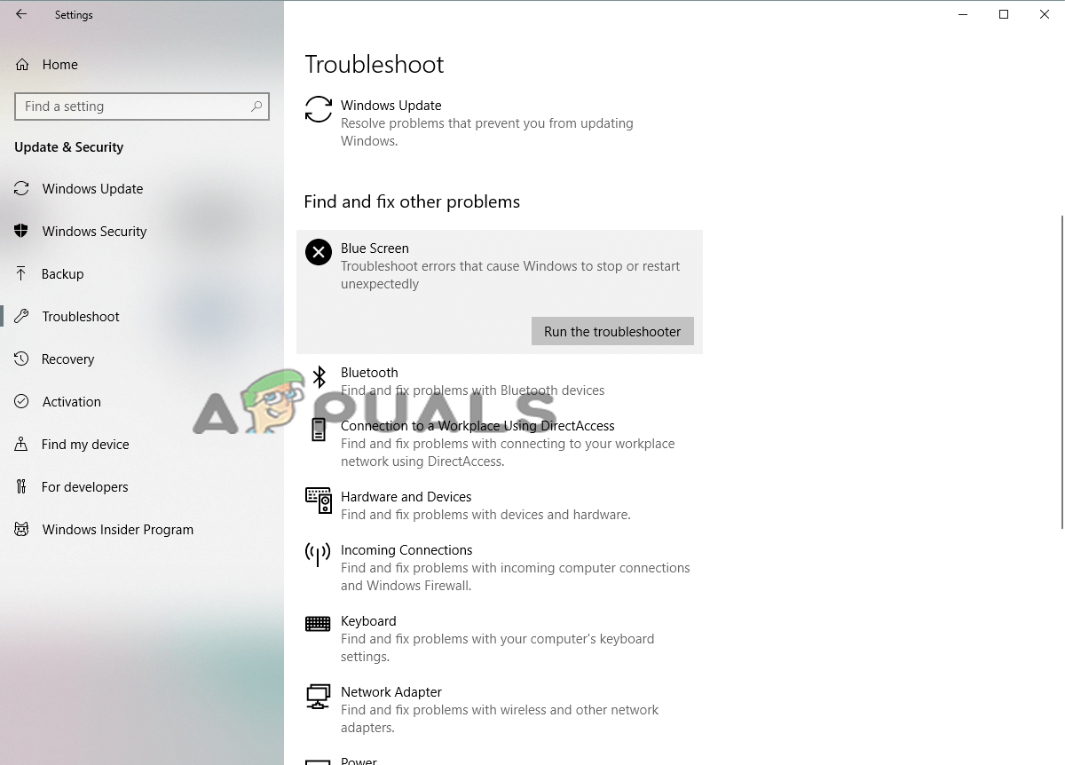 DRIVER OVERRAN STACK BUFFER