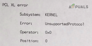 How to Fix "Error: UnsupportedProtocol" PCL XL Error on a Printer?