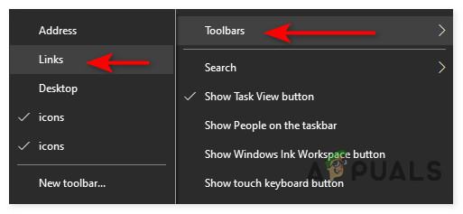 center the start menu