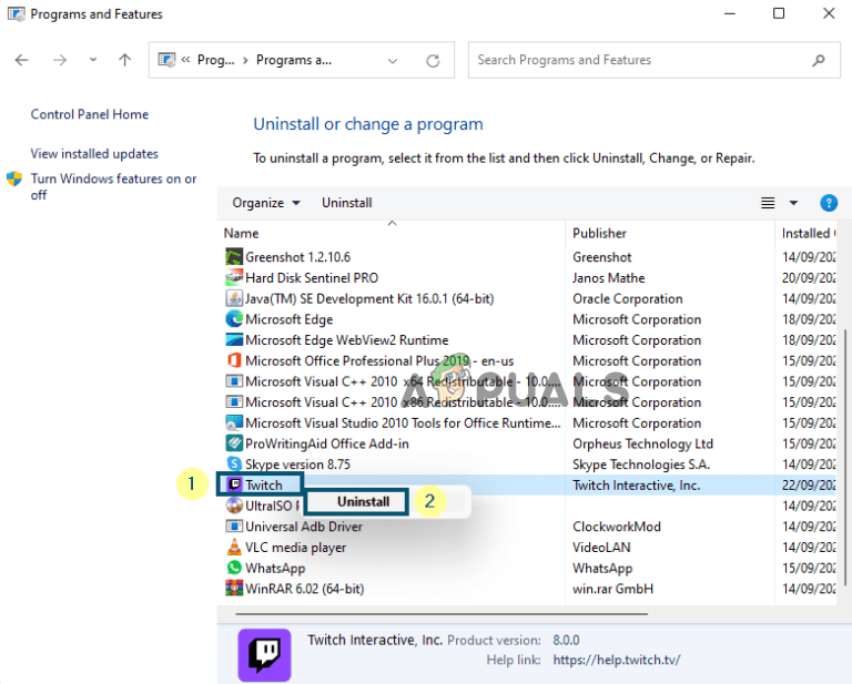 Twitch Mod Tab Not Loading