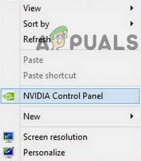  Open Nvidia Control Panel